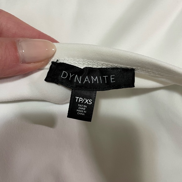 White Dynamite Crop Top - Picture 3 of 3